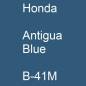 Preview: Honda, Antigua Blue, B-41M.